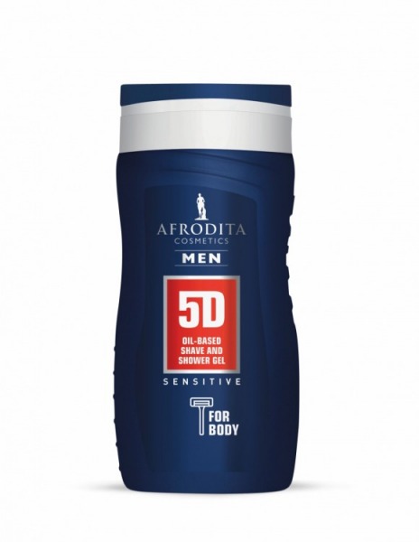 MEN - Żel pod prysznic i do golenia 5D