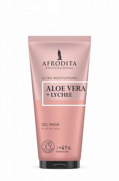 Maska do twarzy ALOE VERA + LYCHEE Ultranawilżająca, żelowa