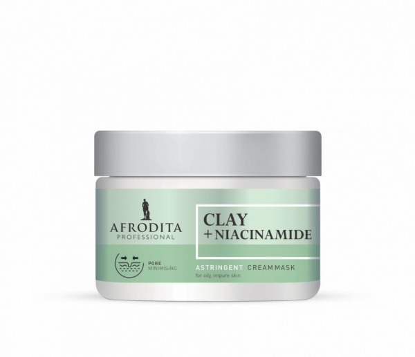 Maska do twarzy  CLAY + NIACINAMIDE Ściągająca